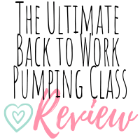 The ultimate back to work pumping class review